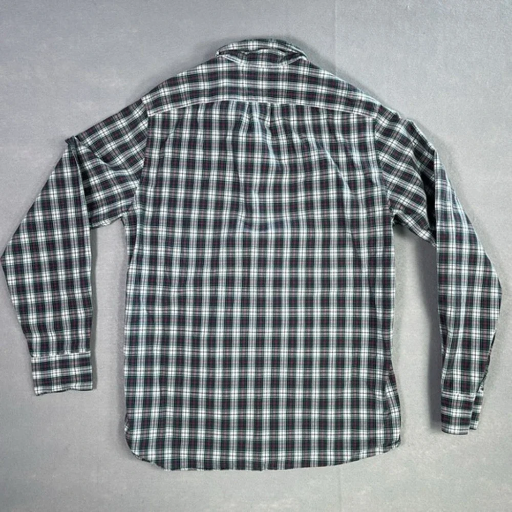 J. Crew Long Sleeve Dress Shirt Men Small‎ Plaid Check Casual Office Business